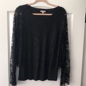 Black Lace Top